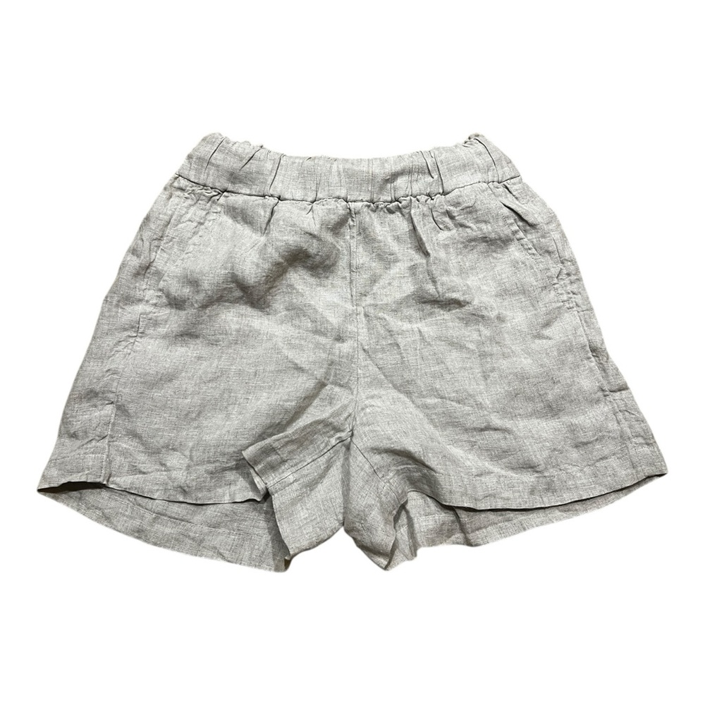 J.Crew Linen Shorts Cream Women’s Size XXS Pull On Draw String Flowy